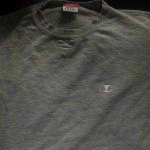 gray champion sweatshirt